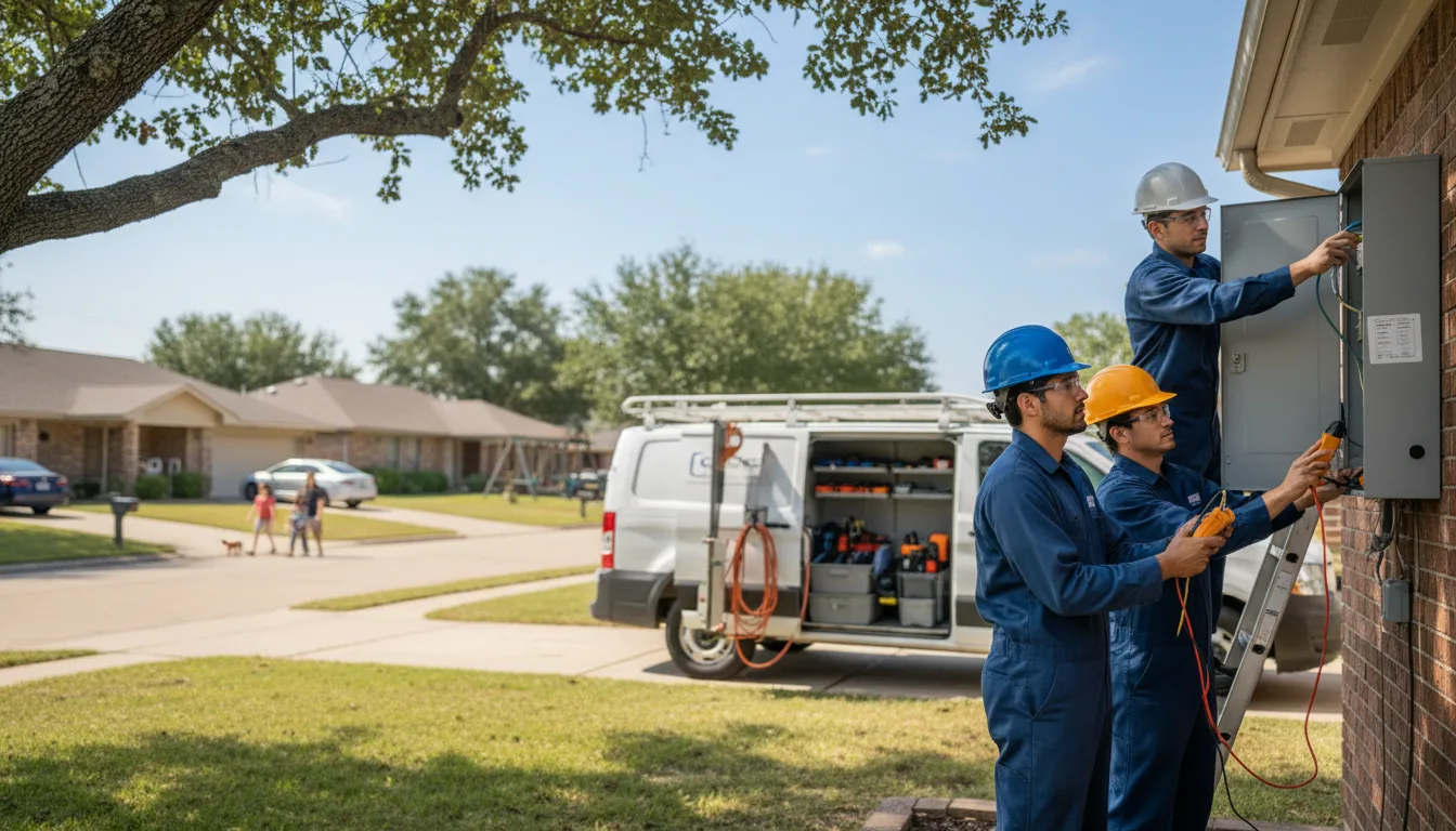 Certified electrician providing emergency electrical services in Lawrence, KS
